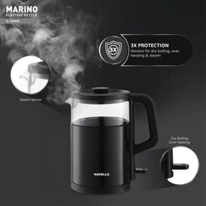 Havells Marino Electric Kettle, 1 Litre Capacity, 1200 watts, 2 year warranty image 4