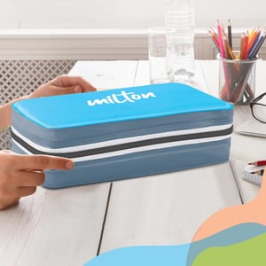 Milton Mini Kids Lunch Box, Lunch Box for School & Office - 2 pcs Set image 3