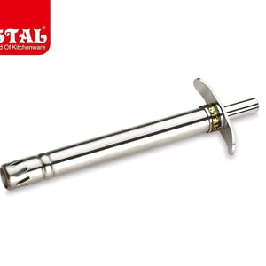 CRYSTAL Stainless Steel Gas Lighter, Spark Ignition, Durable & Rust-Free image 2