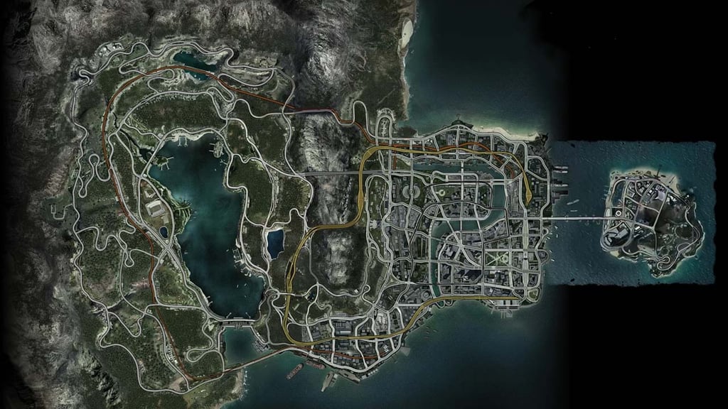 Mapa Burnout Paradise