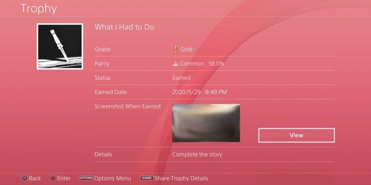 Last of Us 2 Achievement