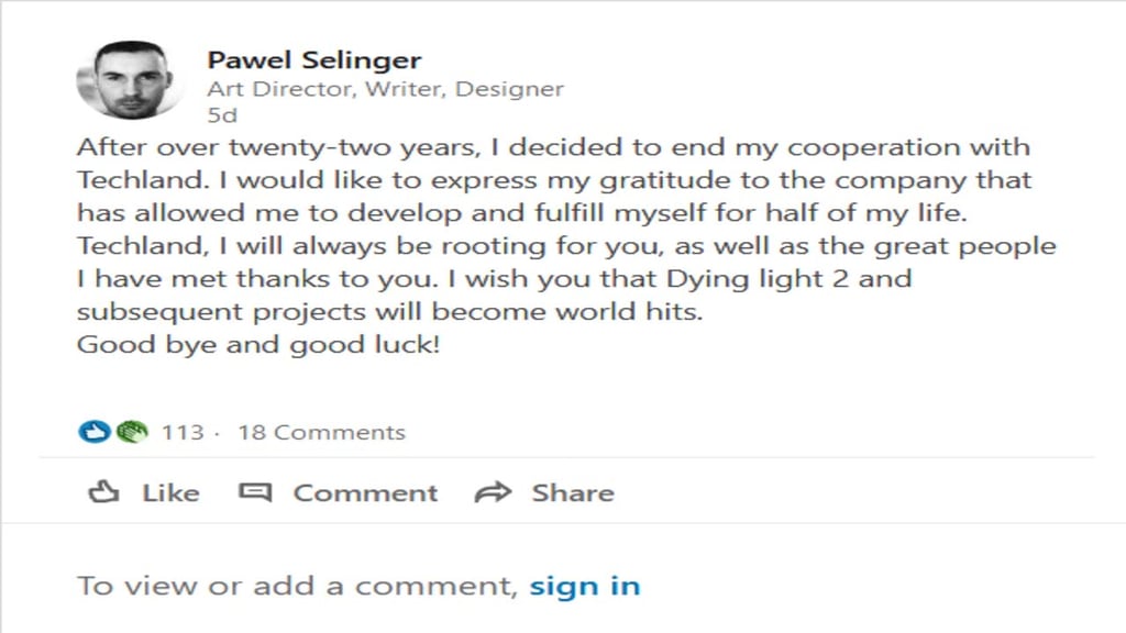 Pawel Selinger vyjadrenie