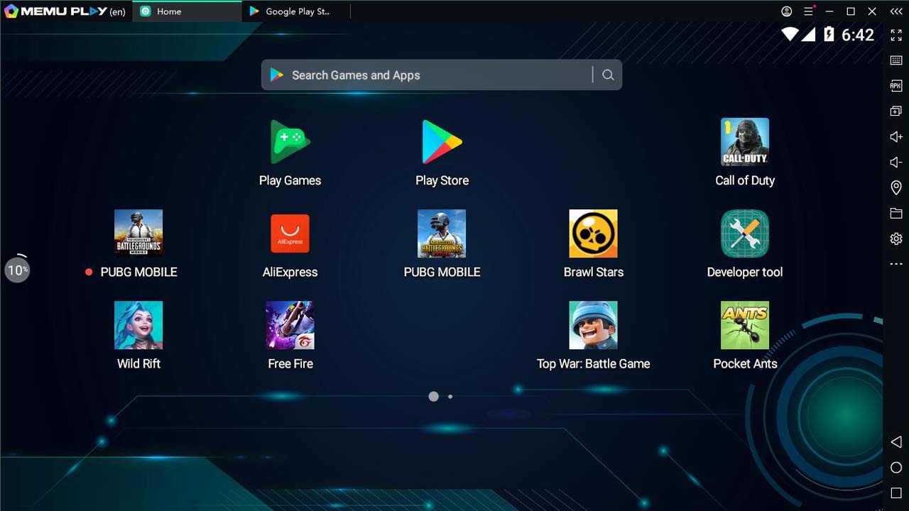 Emulátor Android PC - MeMU