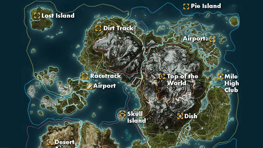 Mapa Just Cause 3