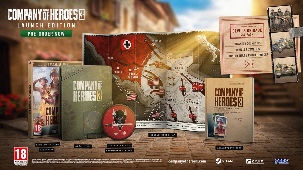 Compan of Heroes 3 - Launch Edition Metal Case