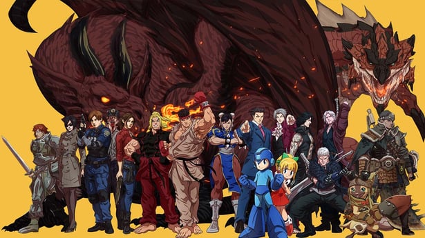 Ilustrácia Capcom hier