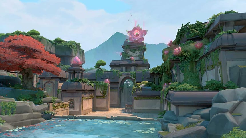 Mapa Lotus v hre Valorant