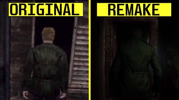 Silent Hill 2 Remake vs originál