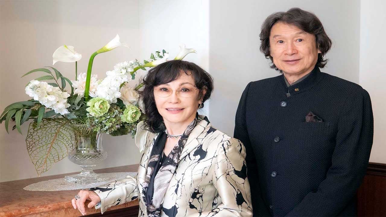Keiko Erikawa s manželom