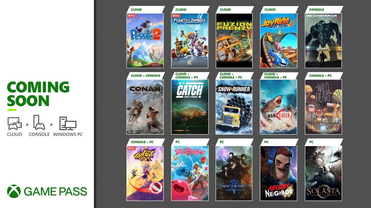 Nové hry v predplatnom Xbox Game Pass - máj