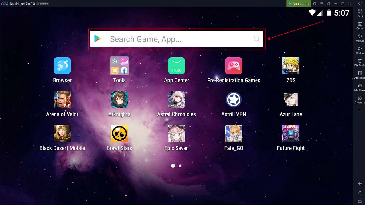Emulátor Android PC - Nox