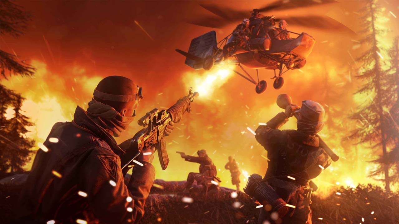 Battlefield 5 mapa Firestorm