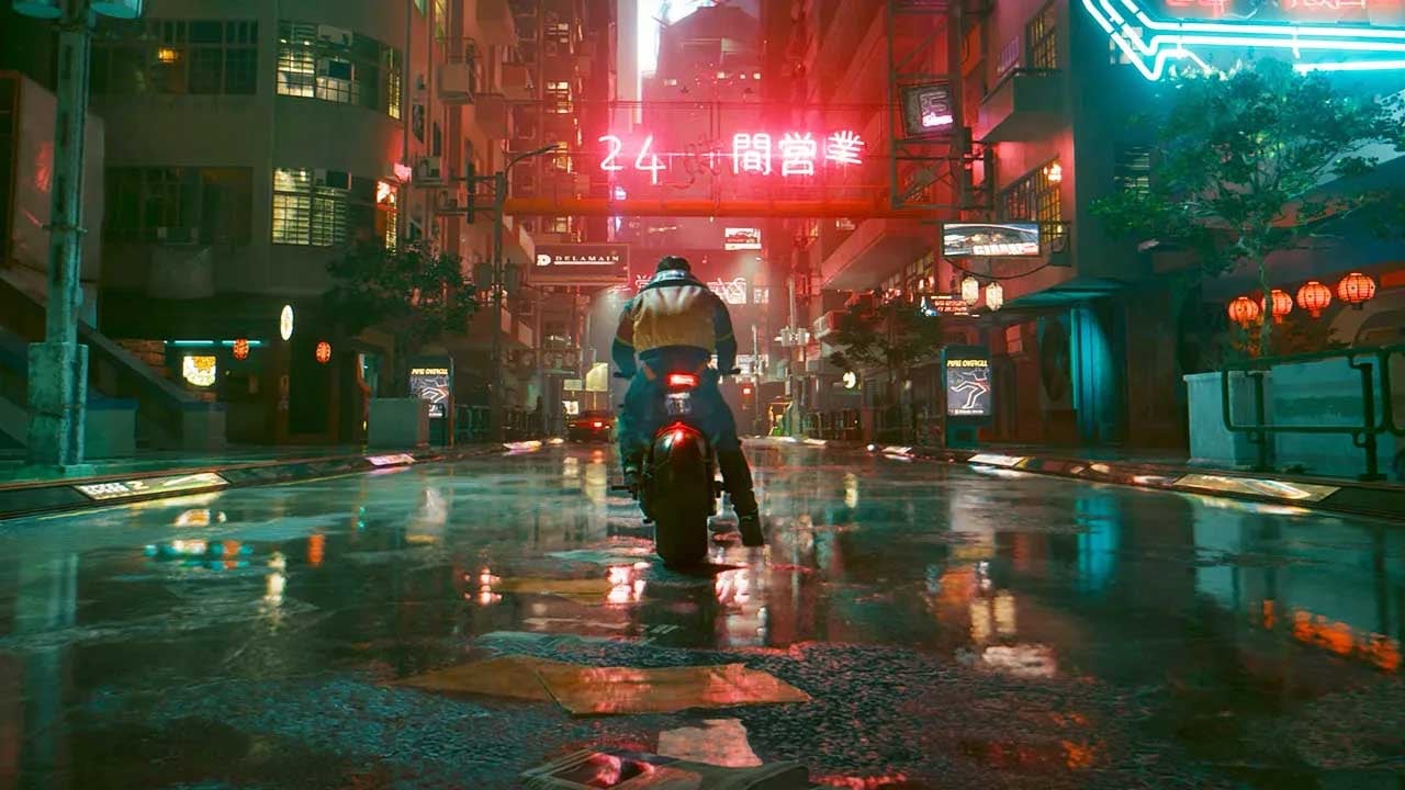 Ray tracing v Cyberpunk 2077 - ilustračné foto