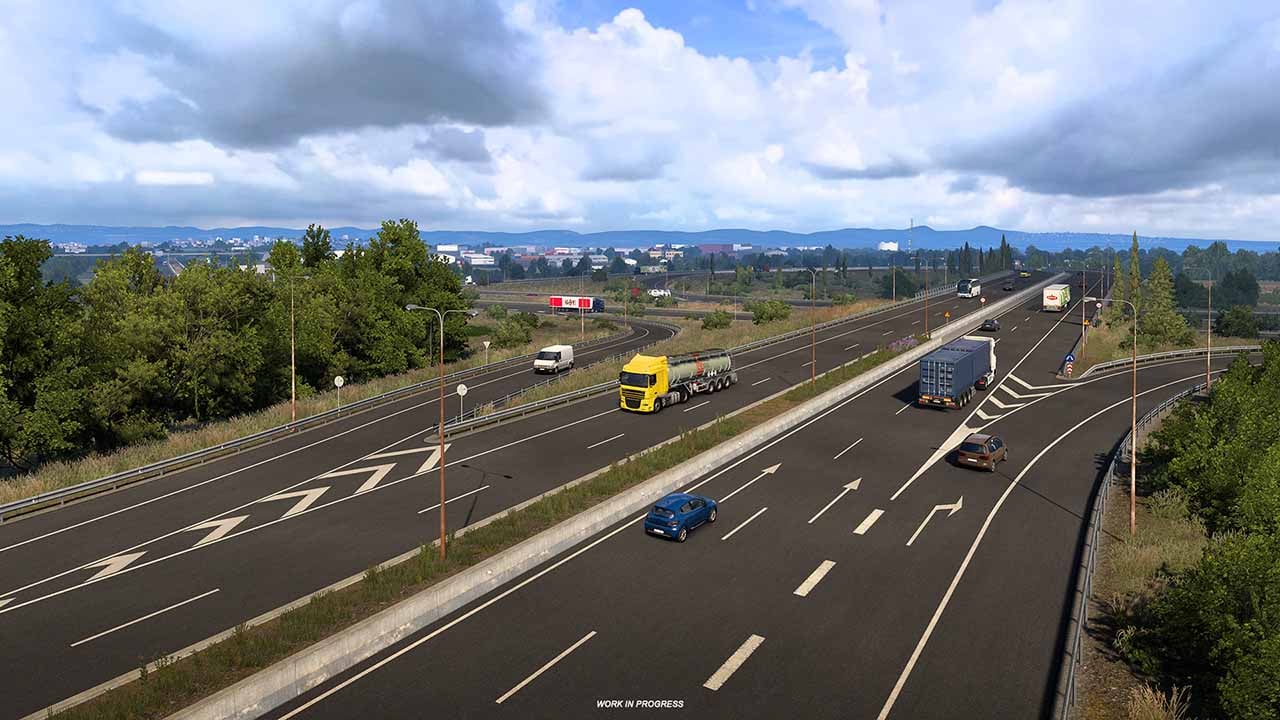 Cestná sieť v Grécku v novom rozšírení Euro Truck Simulator 2