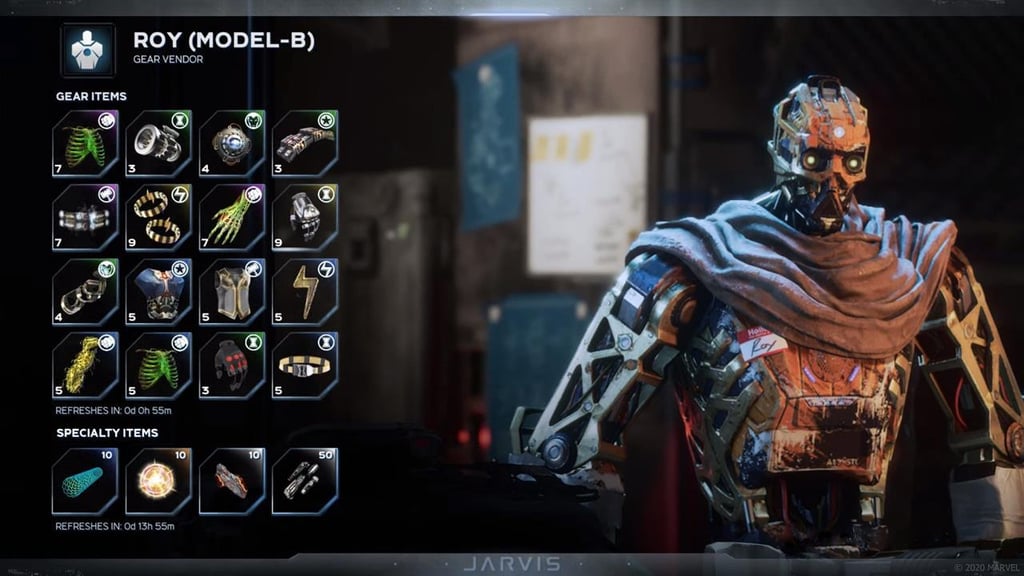 Marvel's Avengers obchodníci