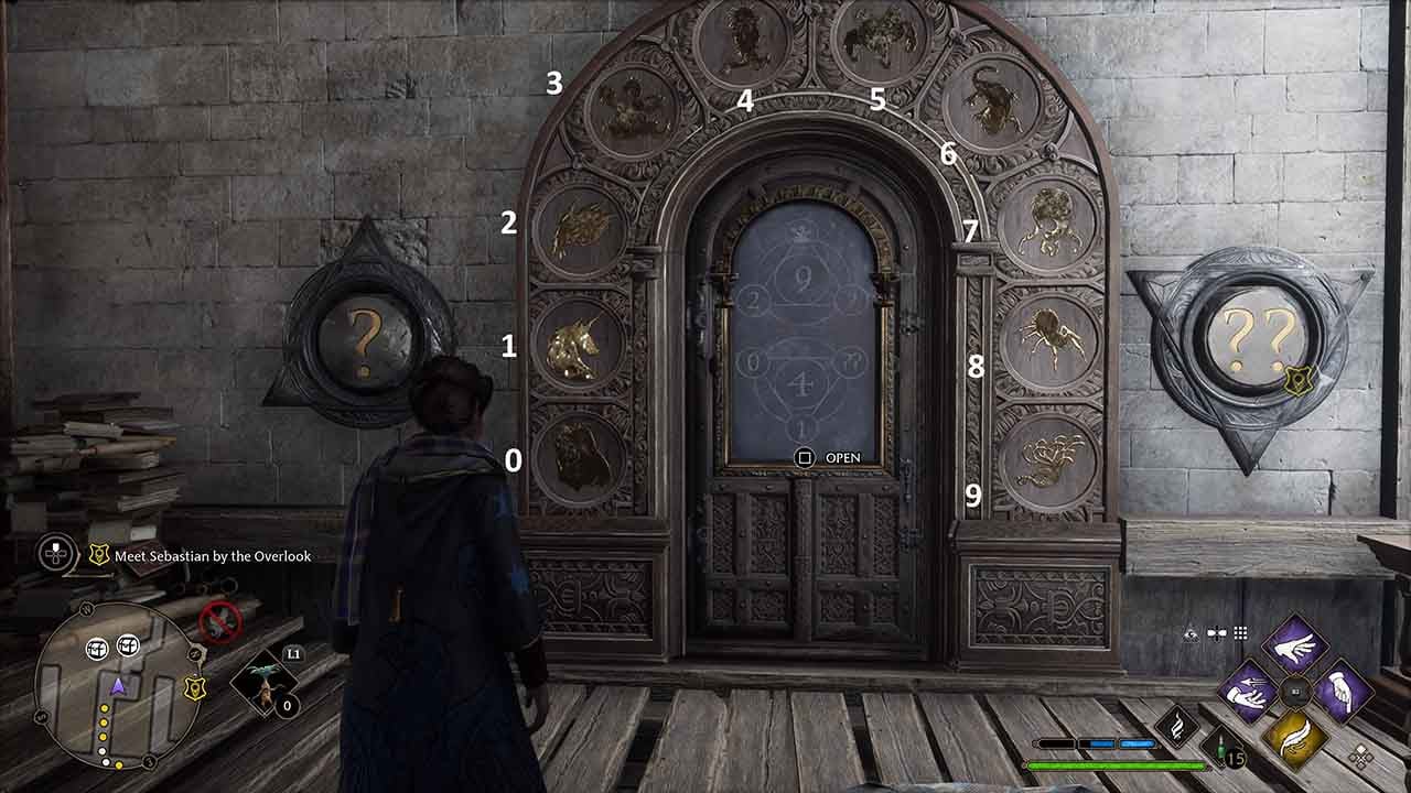 Zamknuté dvere - Hogwarts Legacy