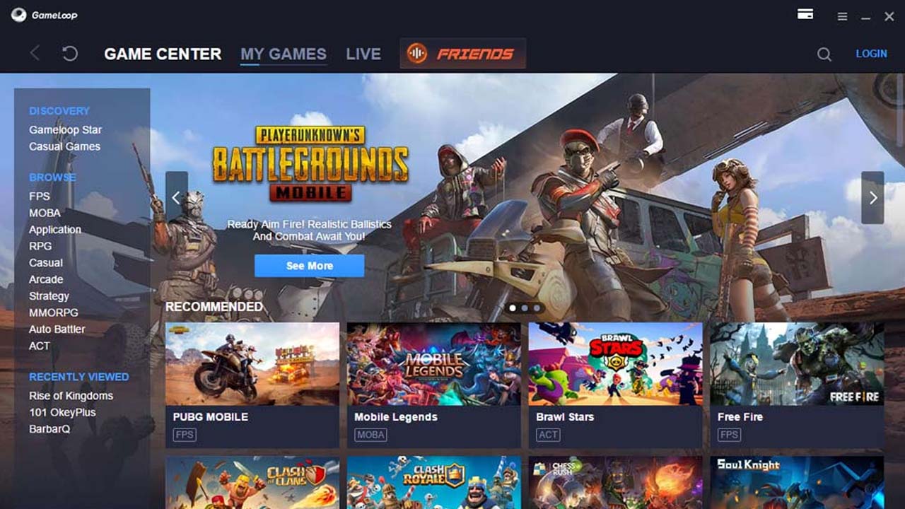 Emulátor Android PC - GameLoop