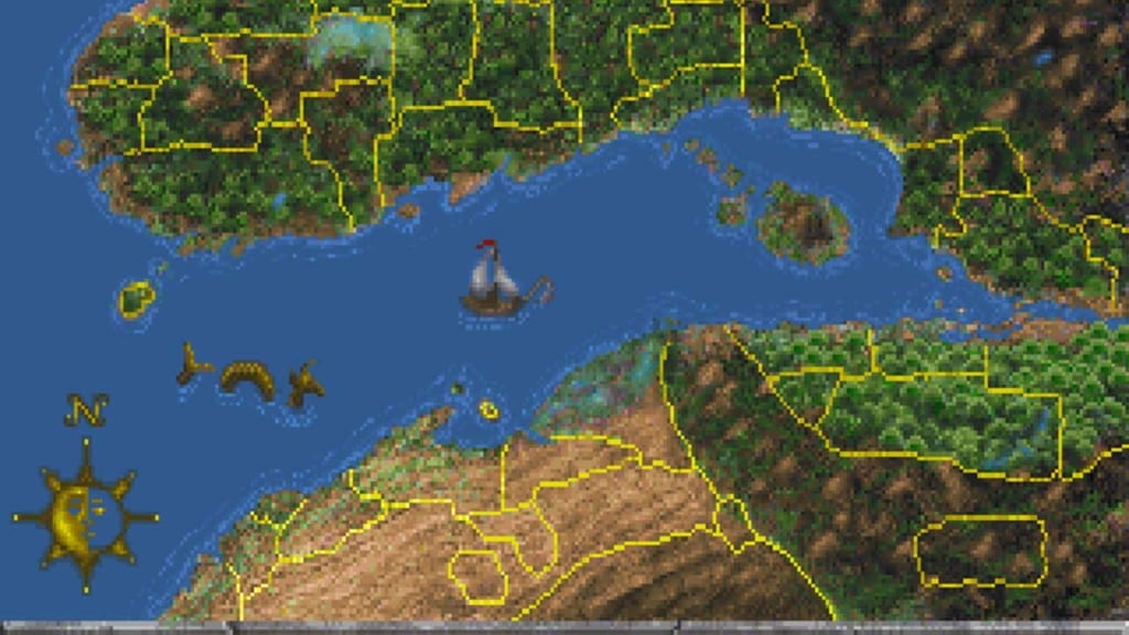 Mapa the Elder Crolls: Daggerfall