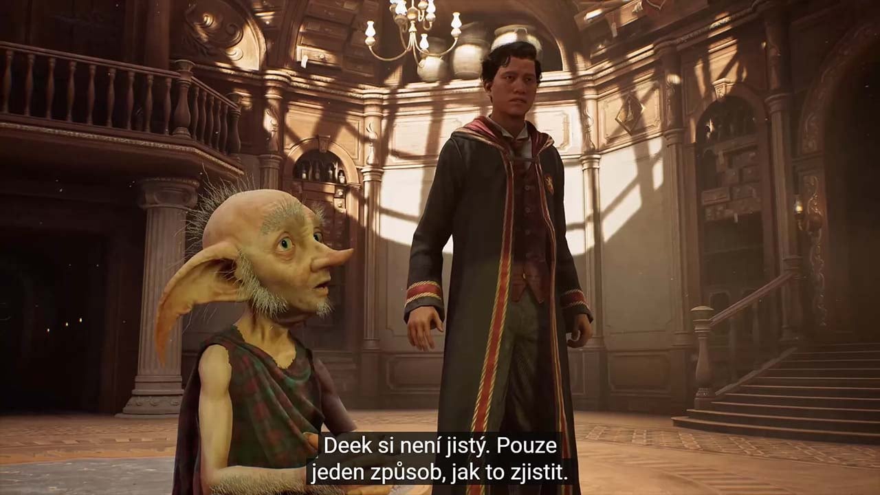 Hogwarts Legacy v českom preklade cez AI
