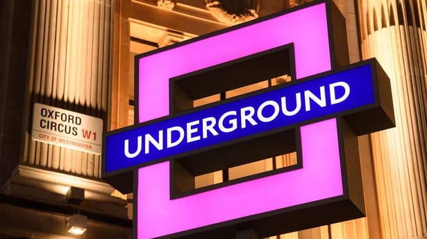 Londýnske metro a reklama na PS5