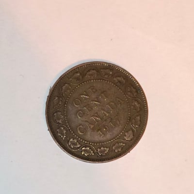 coins: George VI portrait coin  One Canada coin - Image 2 of 2