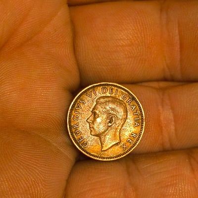 Canadian 1-Cent Coins (1948) - Image 1 of 2