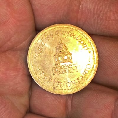 Perth Ontario Big Ben commemorative token - Image 1 of 2
