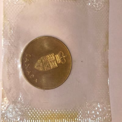  1967 Canadian commemorative coin in plastic holders - Image 2 of 2