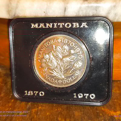 Canadian commemorative coins in display cases - Image 2 of 2