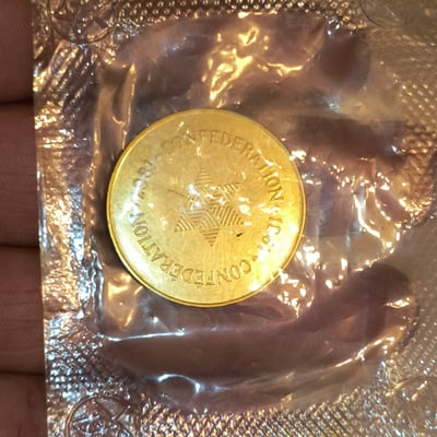  1967 Canadian commemorative coin in plastic holders - Image 1 of 2