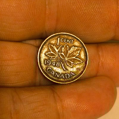 Canadian 1-Cent Coins (1948) - Image 2 of 2