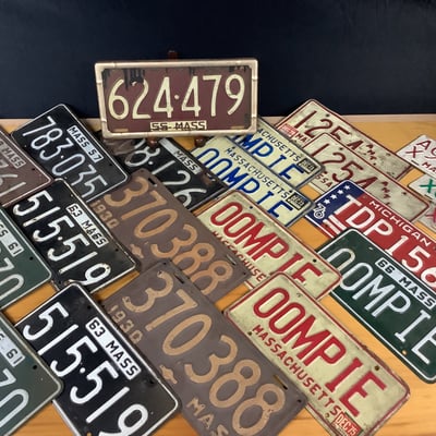 Antique License Plates - Image 1 of 1