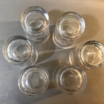 Queen Lace Crystal Double Old Fashioned Safari Glasses - Image 2 of 8