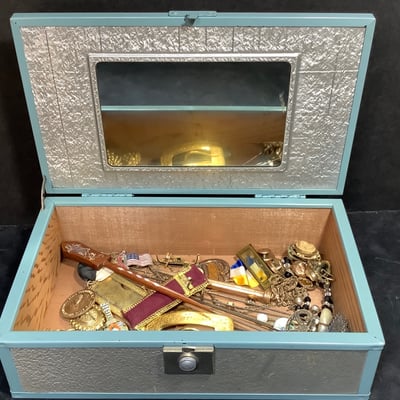 Antique Treasures Jewelry Box - Image 1 of 18