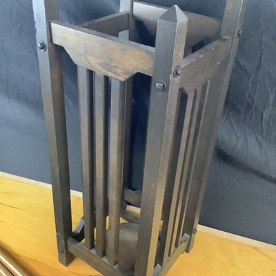Craftsman Style Umbrella Stand & Accessories - Image 2 of 7