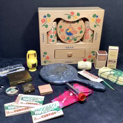 Vintage His & Hers Vanity - Image 1 of 15