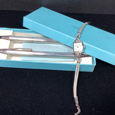 Vintage Tiffany Pen Set & Hamilton Watch - Image 1 of 11
