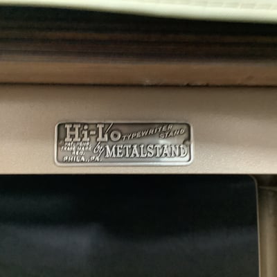 Hermes Typewriter and Desk - Image 7 of 7
