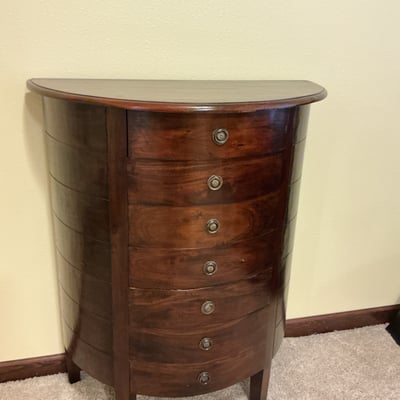 Bow-front Chest of Drawers - Image 1 of 7