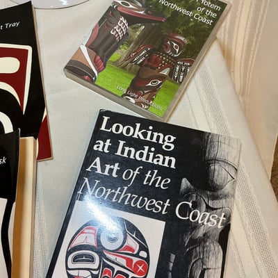 Northwest Coast Indigenous Art Books and Totem Pole Themed Tableware - Image 8 of 8