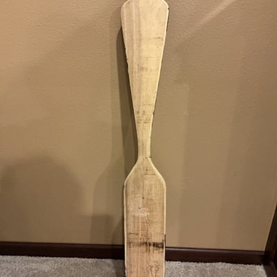 Northwest Coast Indigenous Raven Paddle Wall Sculpture - Image 5 of 5