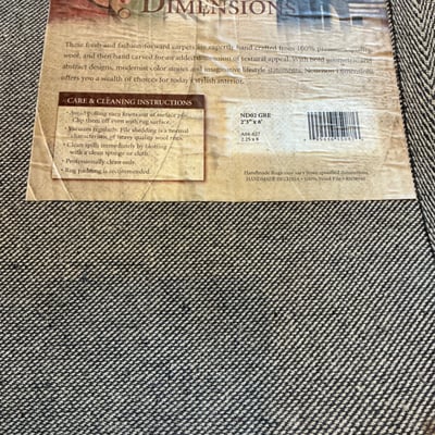 Multicolor wool area rug, matching runner, Nourison - Image 11 of 11