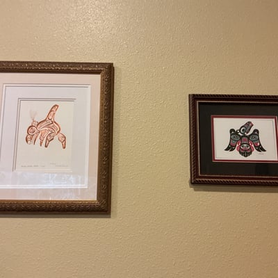 Framed Haida Indigenous Art Prints - Image 1 of 7