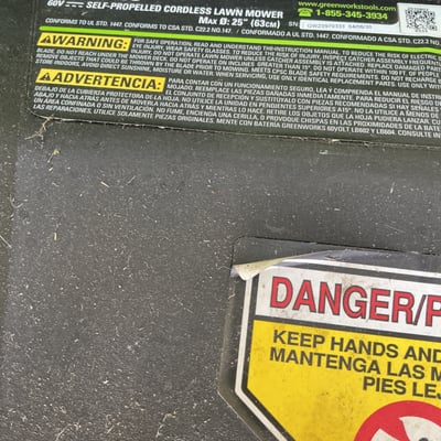 Greenworks Pro 60V Self-Propelled Lawn Mower with Dual Batteries and Charger - Image 8 of 8