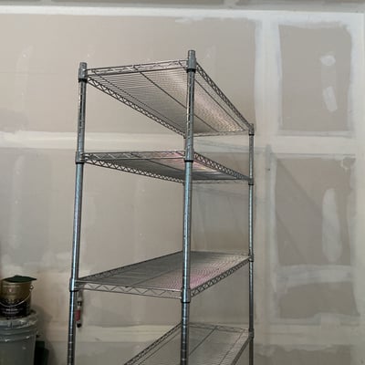 Five-Tier Chrome Wire Shelving Unit on Casters - Image 2 of 4