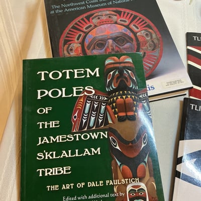 Northwest Coast Indigenous Art Books and Totem Pole Themed Tableware - Image 7 of 8