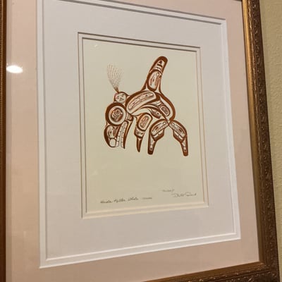 Framed Haida Indigenous Art Prints - Image 2 of 7