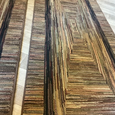 Two rectangular patterned runner rugs - Image 2 of 4