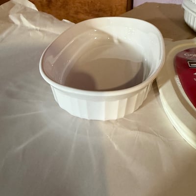 CorningWare French White bakeware set with ramekins - Image 22 of 29