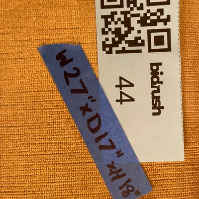 Vintage carved wooden bench with upholstered seat - Image 8 of 8